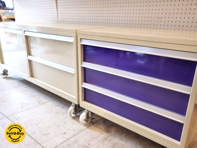 イデー IDEE ゴマーパイル GOMER PILE サイドボード & 3段チェスト Nick Dine スチール インダストリアル ~心躍 ...