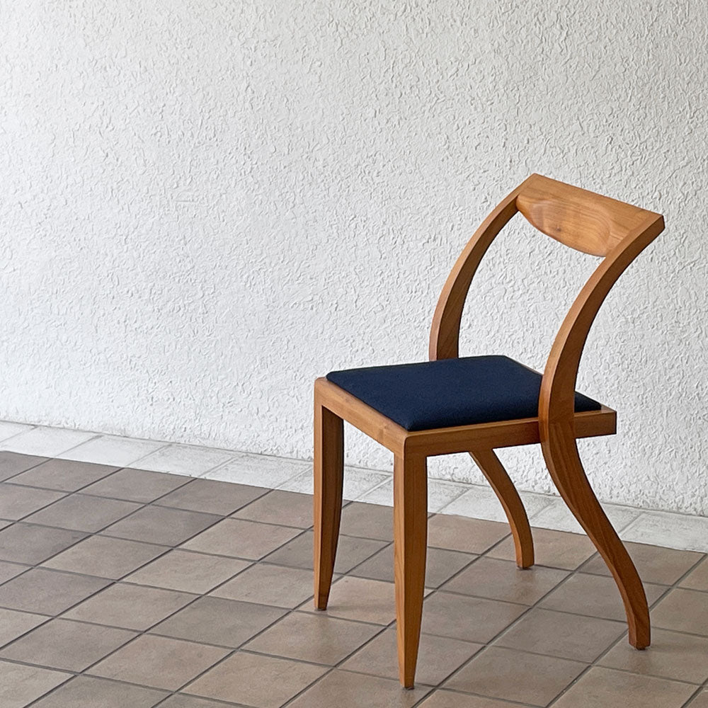  【用賀店】ポラダ porada アーレキン ARLEKIN ダイニングチェア ウォールナット無垢材 ファブリック 張替済 イタリアモダン 買取させていただきました。