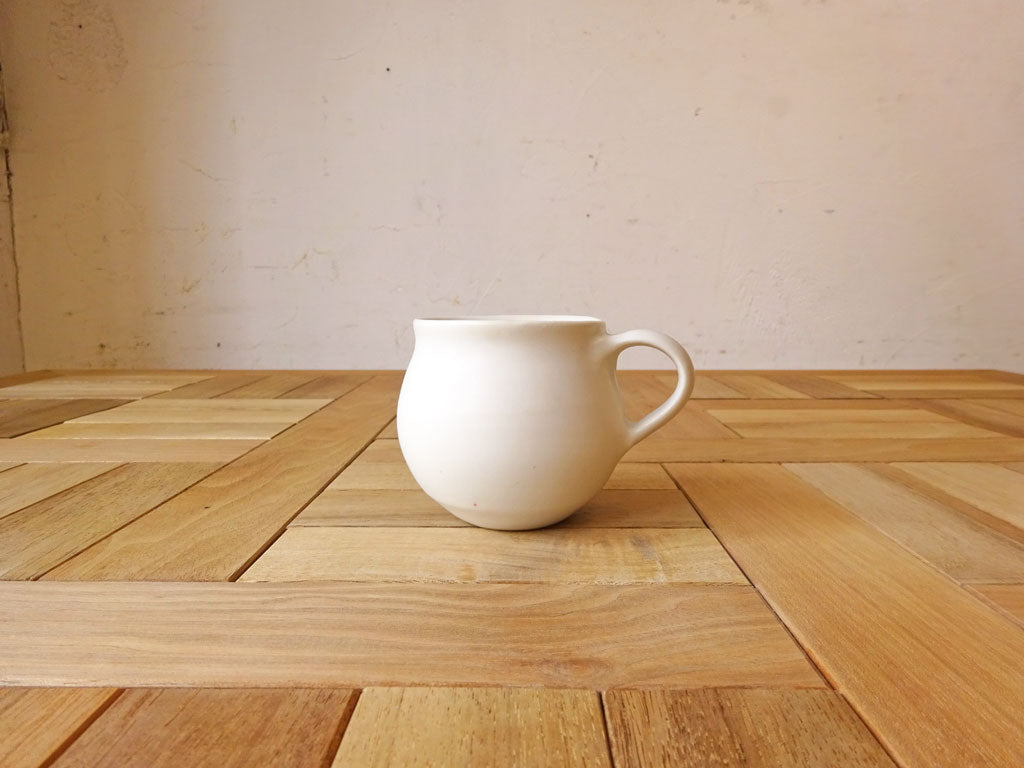 馬場 勝文 白磁 マット BH マグカップ コーヒー お茶 福岡 陶芸家 現代作家 中古品 買い取りしました。