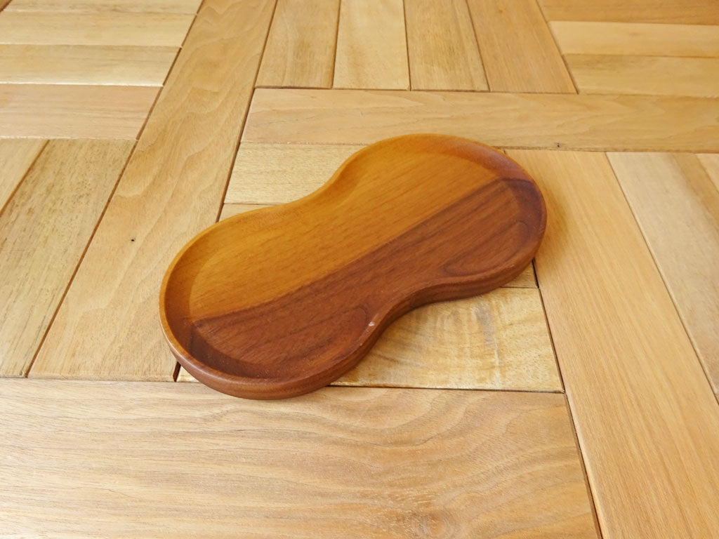 私の部屋 watashi no heya ウォールナット無垢材 ビーンズモチーフ 豆型 ミニトレイ 中古品 買い取りしました。