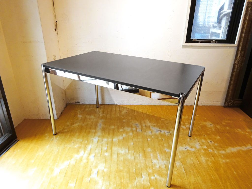 USMハラー USM Haller モジュラーファニチャー Modular Furniture ハラーテーブル ワークデスク W125cm 高さ調整機能付 アントラサイト 中古品 買い取りしました。