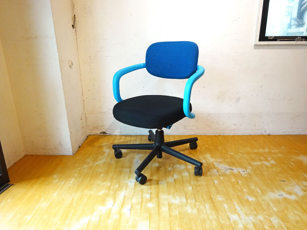 ヴィトラ vitra オールスター ALLstar デスクチェア オフィスチェア キャスター リクライニング コンスタンチン・グルチッチ ブルー ブラック 定価約10万円 中古品 買い取りしました。