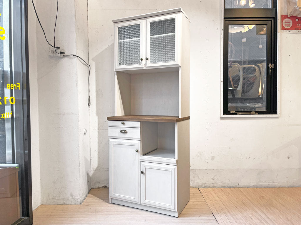 ビーカンパニー B-COMPANY クリチコ CRICHICO キッチンボード 食器棚 パイン材 W70cm ユーアイ 中古品 買い取りしました。