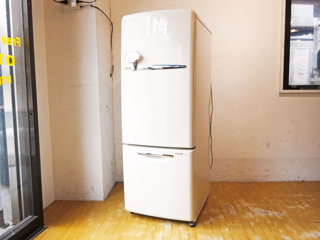 ナショナル National ウィル WiLL 冷凍冷蔵庫 ホワイト 2006年製 162L 廃番 ノスタルジックデザイン 中古品 買い取りしました。
