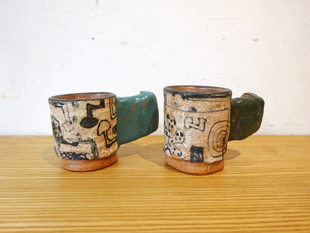 キム・ホノ KIMHONO マグカップ Mug 現代作家 陶器 陶芸 A B 中古品 買い取りしました。
