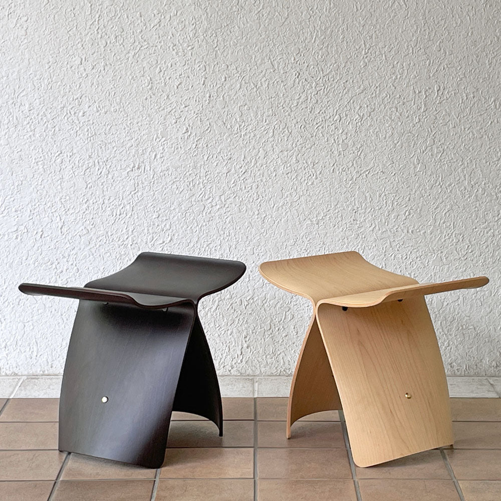  【用賀店】天童木工 Tendo バタフライスツール ローズウッド&メープル 計2脚 柳宗理 MoMA ジャパニーズモダン ミッドセンチュリー 買取させていただきました。