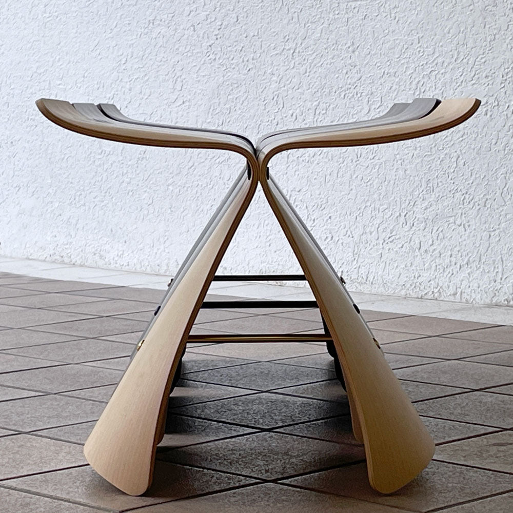 天童木工 Tendo バタフライスツール メープル ＆ ローズウッド 柳宗理 MoMA ジャパニーズモダン ～日本のインテリア史に名を残す巨匠・柳宗理の傑作スツール～