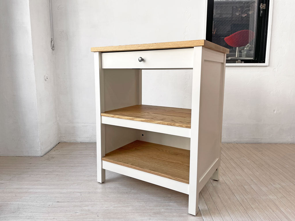 イケア IKEA トルンヴィーケン TORNVIKEN アイランドキッチン キッチンカウンター オフホワイト オーク材 定価￥39,900- 中古品 買い取りしました。