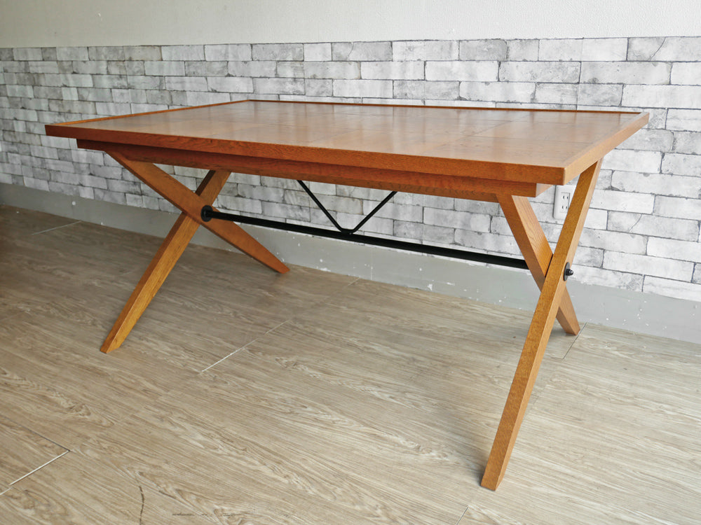 パシフィックファニチャーサービス P.F.S オペレーションBテーブル OPERATION B TABLE Lサイズ ダイニングテーブル　オーク無垢材 定価￥159,500-  中古品  買い取りしました。