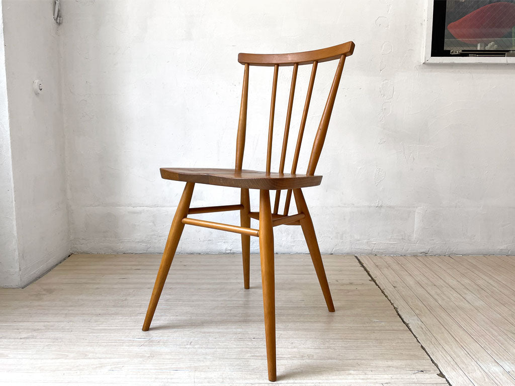 アーコール Ercol スティックバックチェア スピンドルチェア エルム材 UKビンテージ Vintage 英国家具 中古品 買い取りしました。