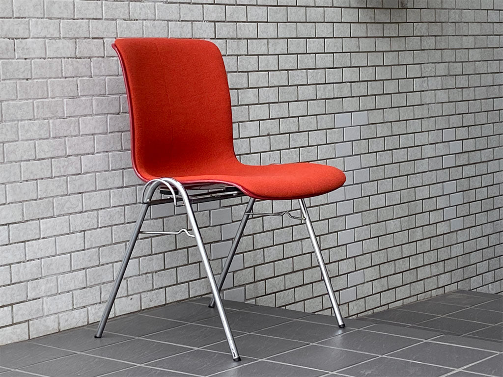 コトブキ KOTOBUKI 柳宗理 FRP サイドチェア 別注 レッドシェル レッドファブリック スタッキングベース ジャパニーズミッドセンチュリー ビンテージ Lowタイプ 中古品 買い取りしました。
