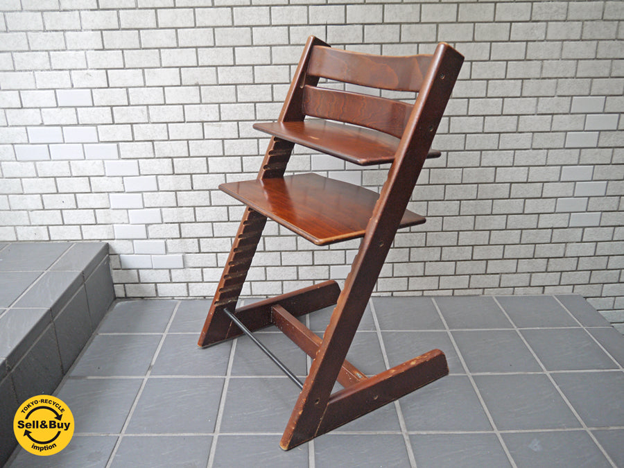 ストッケ STOKKE トリップトラップ TRIPP TRAPP ベビーチェア 旧型 ブラウン 北欧 ノルウェー 　中古品 買い取りしました。