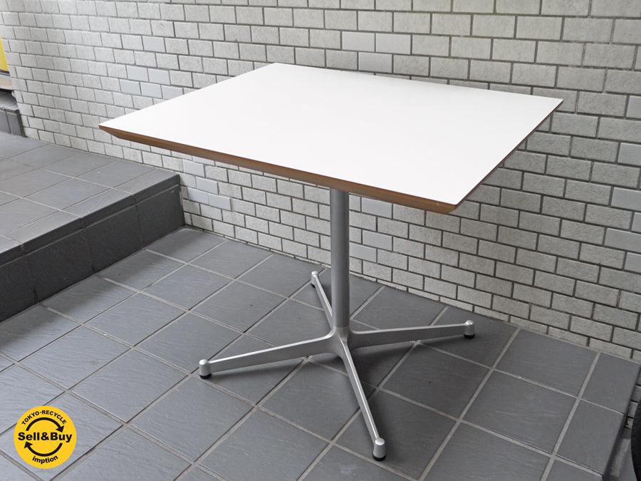 ディーアンドデパートメント D&DEPARTMENT カフェテーブル Cafe Table クロームメッキ X脚 ミッドセンチュリー 　中古品 買い取りしました。