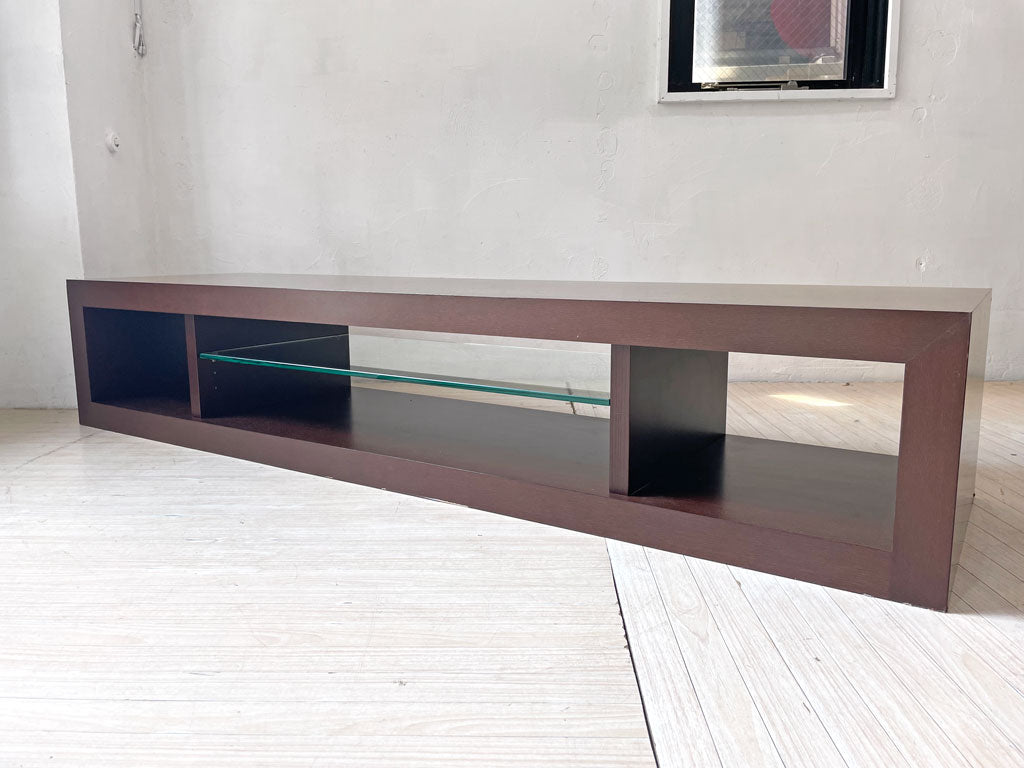 ワイスワイス WISE WISE パウンド POUND SA-TV05-180 AVボード テレビボード オーク材 ダークブラウン 廃番 中古品 買い取りしました。