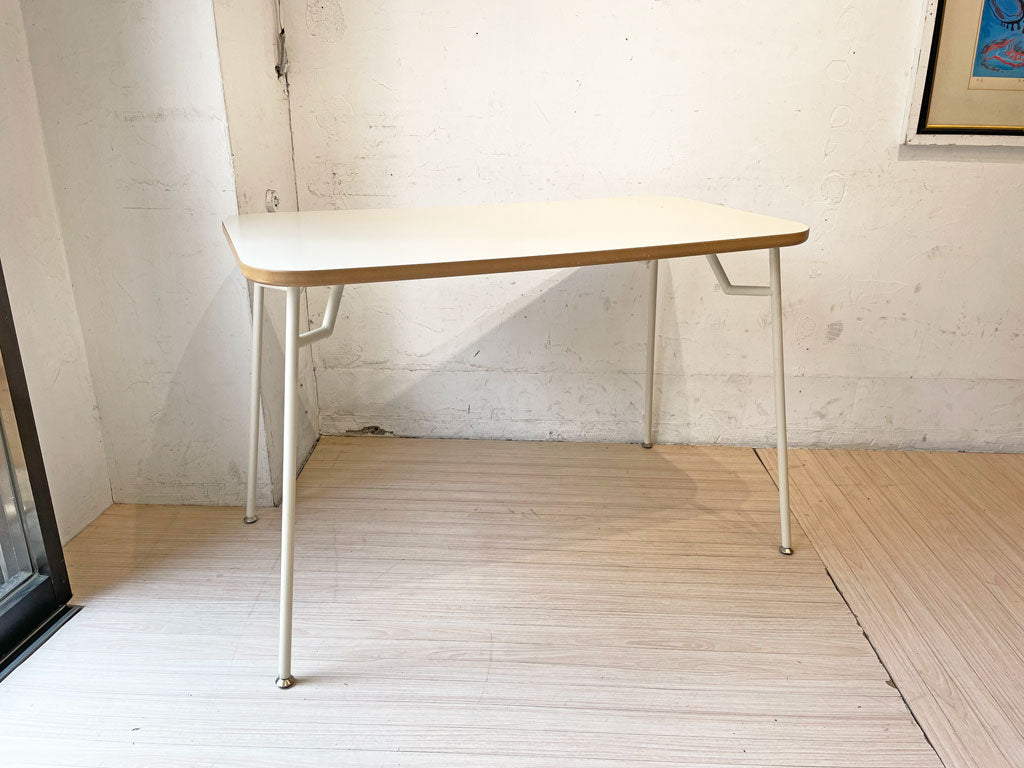 モモナチュラル MOMO Natural キキ KIKI メラミントップ デスクテーブル W105cm 廃盤 希少 中古品 買い取りしました。