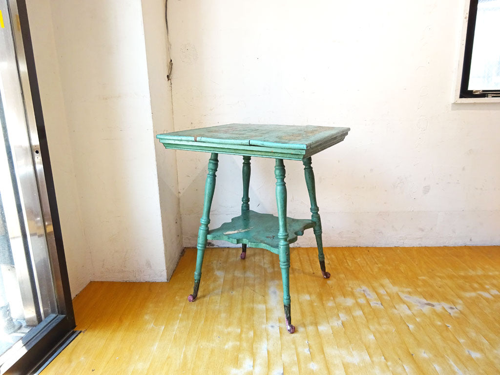フランスビンテージ France Vintage シャビーシック カフェテーブル サイドテーブル 猫脚 中古品 買い取りしました。