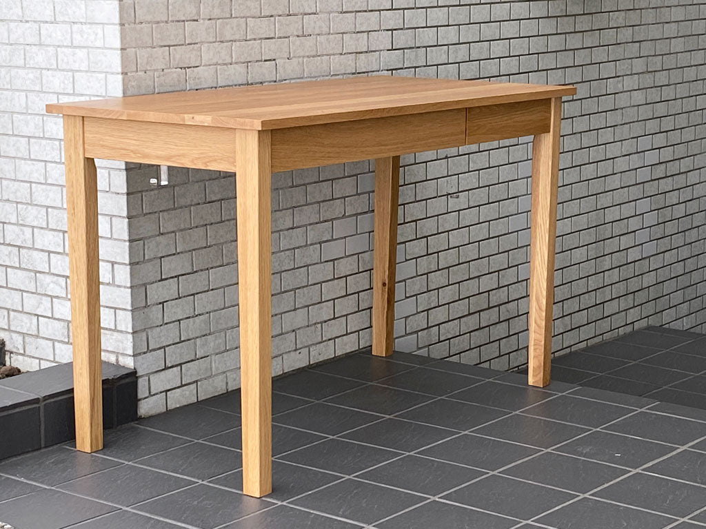 無印良品 MUJI オーク材 パーソナルデスク ワークテーブル W110 引出し付 ナチュラル シンプル 中古品 買い取りしました。