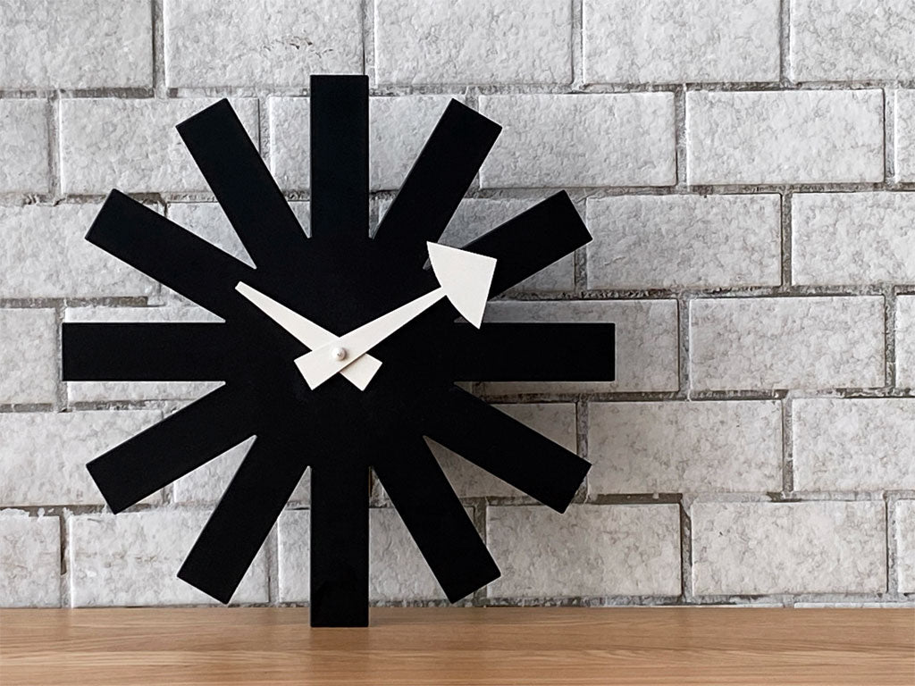 ヴィトラ Vitra ジョージネルソン George Nelson アスタリスククロック Asterisk Clock ブラック ミッドセンチュリー 中古品 買い取りしました。