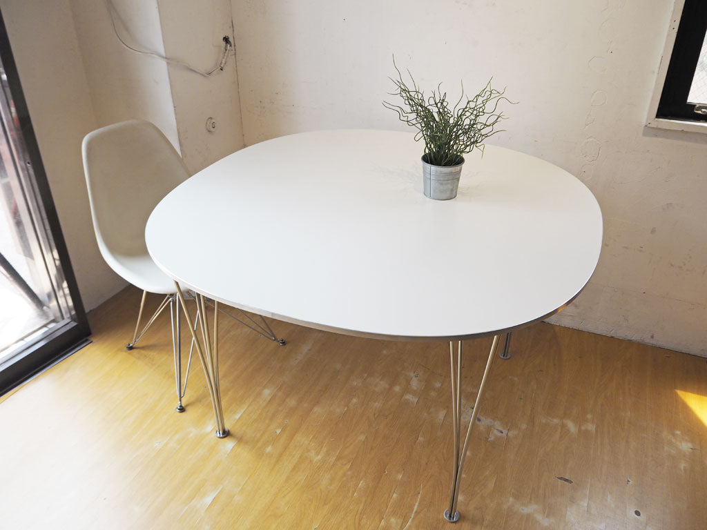 フリッツ ハンセン Fritz Hansen スーパー円 Bテーブル 廃盤サイズ 正規品 ピート ハイン ブルーノマットソン ～ デンマークの数学者がデザインしたテーブル