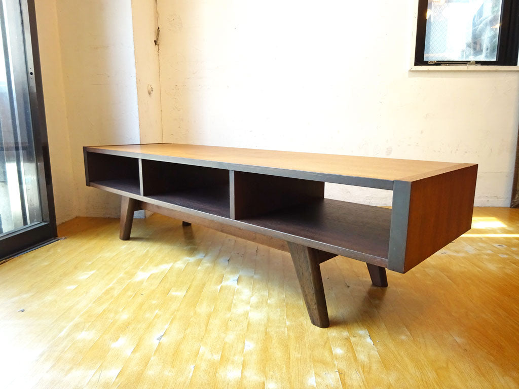 北欧スタイル Scandinavian style ウォールナット AVボード オープン ローボード W150cm 中古品 買い取りしました。