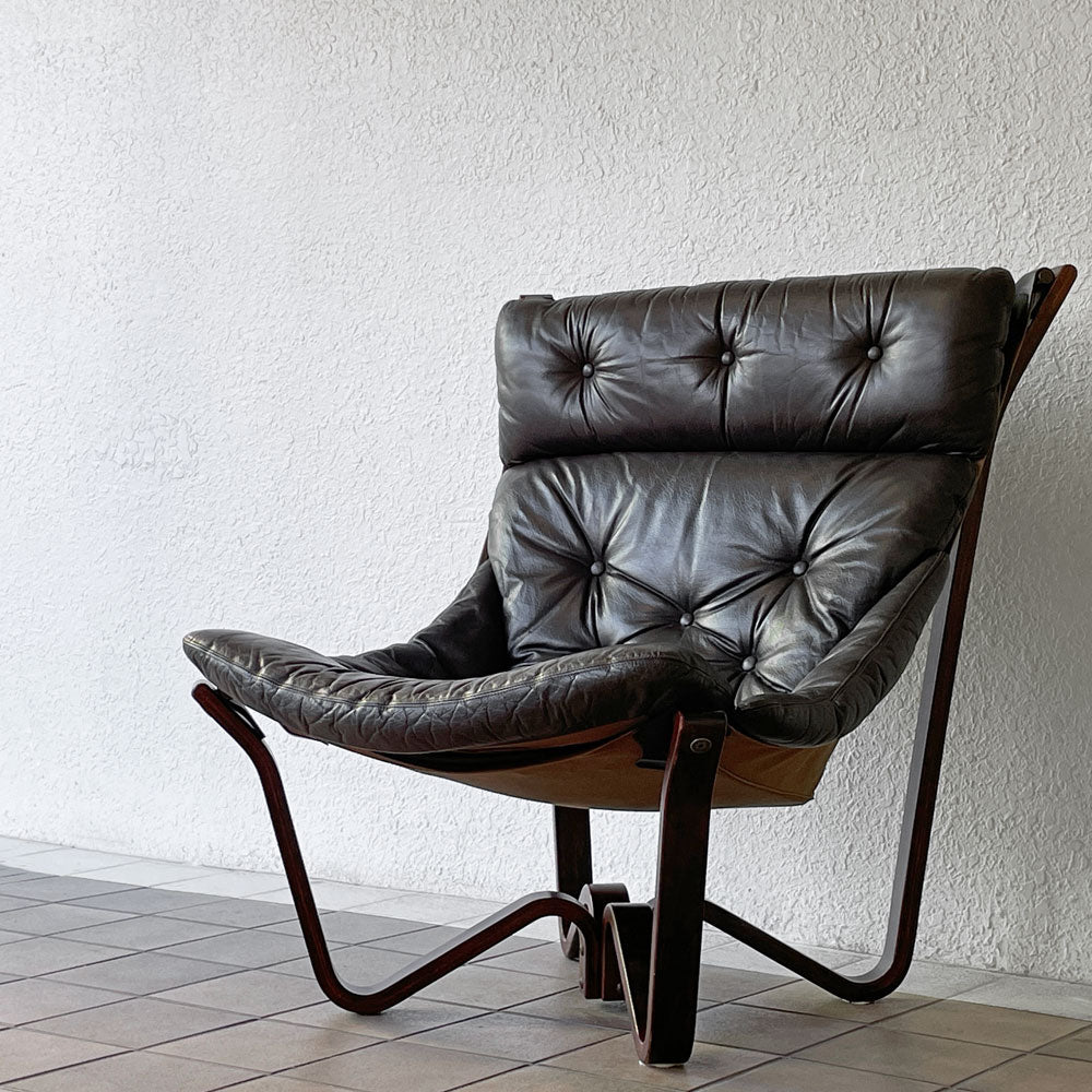  【用賀店】BRUNSTAD MOBELFABRIKK バイキングチェア Jim Myrstad ラウンジチェア 1Pソファ 北欧家具 本革 ビンテージ 北欧 ノルウェー 買取させていただきました。