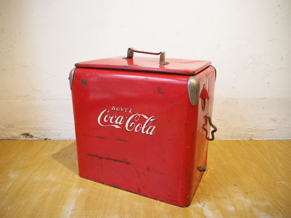 コカ・コーラ Coca-Cola エンボスロゴ クーラーボックス ボトルオープナー付 ICE US ヴィンテージ 中古品 買い取りしました。