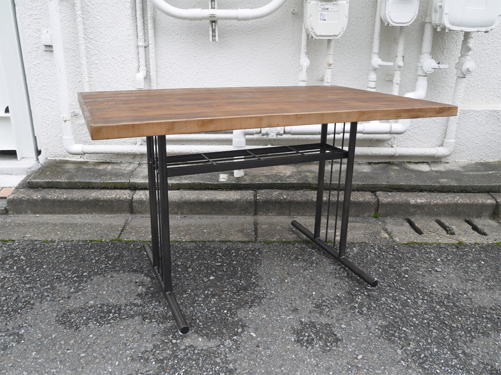 クラッシュゲート CRASH GATE ノットアンティークス Knot antiques グリット2 GRITⅡ テーブル パイン古材 × アイアンレッグ W1100 定価 52,800円 中古品 買い取りしました。