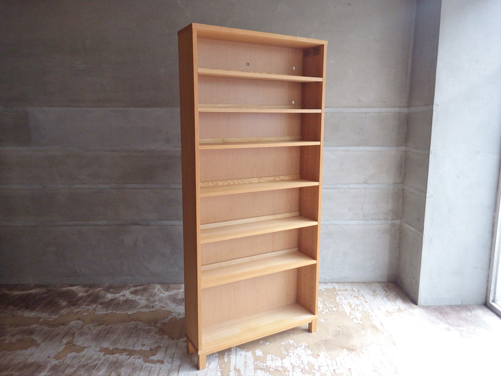 無印良品 MUJI タモ材 組み合わせて使える木製収納 高さ175cm 本棚 ブックシェルフ 中古品 買い取りしました。