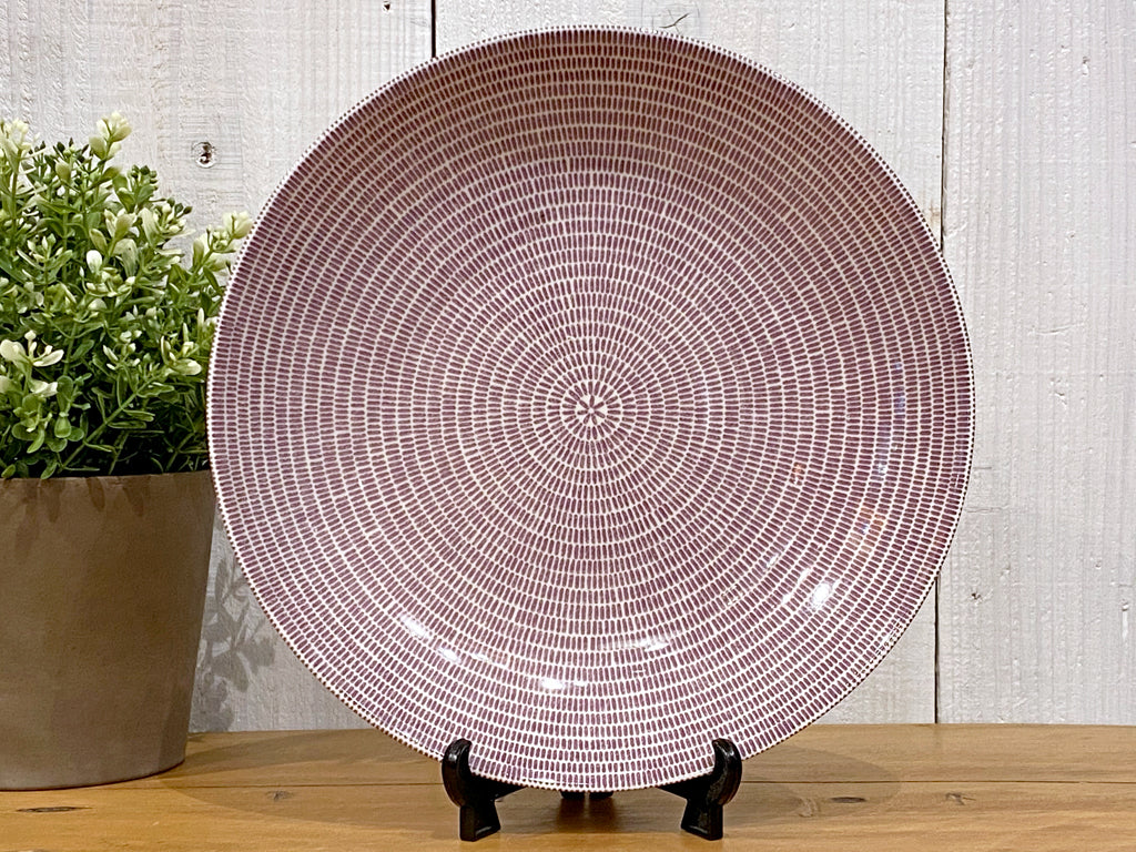 アラビア ARABIA 24H アベック Avec パスタプレート 24cm パープル 　中古品 買い取りしました。