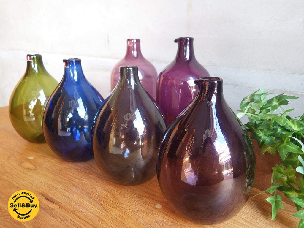 イッタラ iittala バードボトル Bird Bottle i-400 ＆ i-401 ティモ・サルパネヴァ TimoSarpaneva 1957-1968年　中古品 買い取りしました。