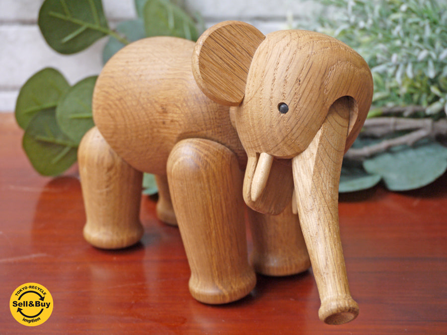 カイボイスン Kay Bojesen エレファント ゾウ Elephant 木製オブジェ 玩具 デンマーク 現行品 　中古品 買い取りしました。