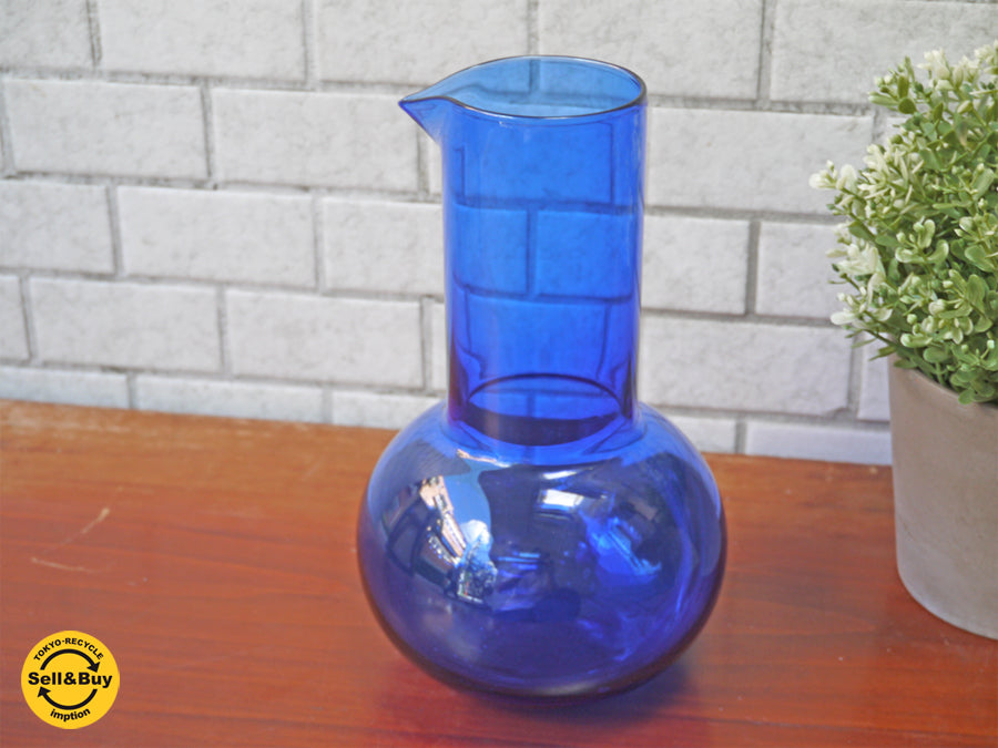 イッタラ iittala カイ・フランク ピッチャー デキャンタ #1621 ブルー ビンテージ 　中古品 買い取りしました。