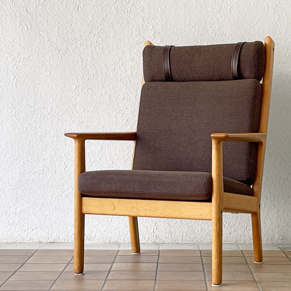  【用賀店】ゲタマ GETAMA GE265 ハイバックチェア 1Pソファ ハンス・J・ウェグナー オーク無垢材 スプリングクッション ビンテージ 北欧家具 rc_ITU8WSIG7NJW_scxm 買取させていただきました。