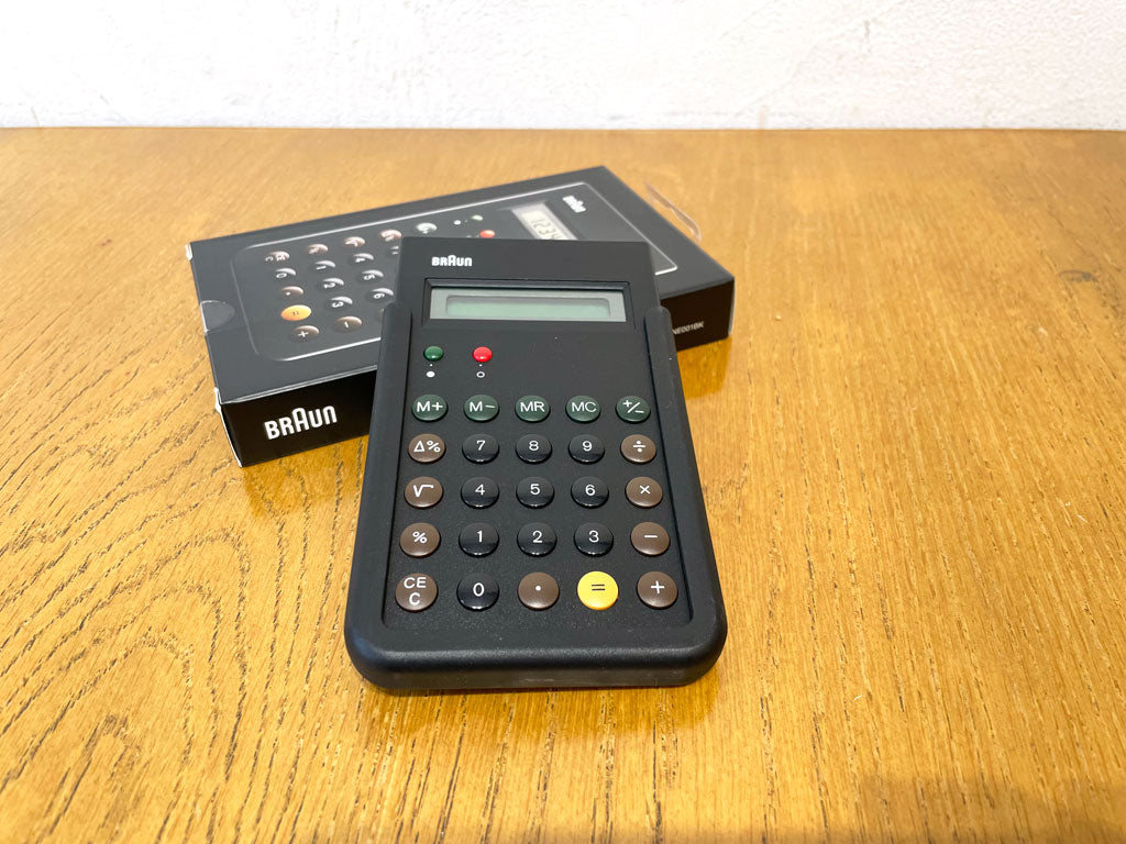 ブラウン BRAWN カリキュレーター 電卓 BNE001BK ブラック ET66復刻盤 ディーター・ラムス ドイツ 廃盤品 箱・説明書付き 中古品 買い取りしました。