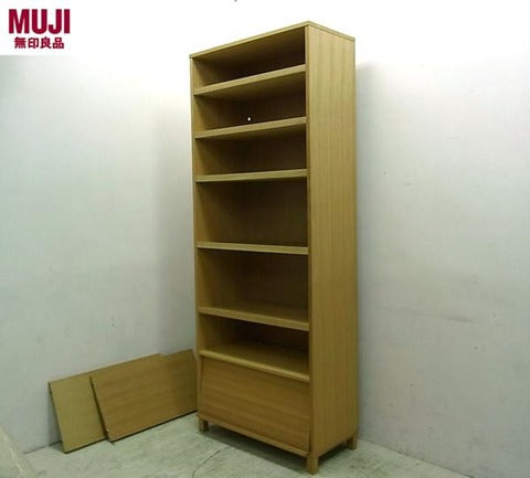 開放感と統一感のあるお部屋に～無印良品 MUJI 組み合わせて使える木製収納シリーズ シェルフ 本棚 【買取と販売とレンタルのお店】