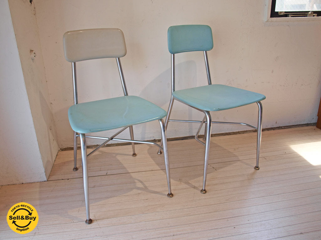 ヘイウッドウェイクフィールド Heywood Wakefield ビンテージ スタッキングチェア スクール USA ミッドセンチュリー 2脚 中古品 買い取りしました。下北沢店 出張買取もお任せ下さい。