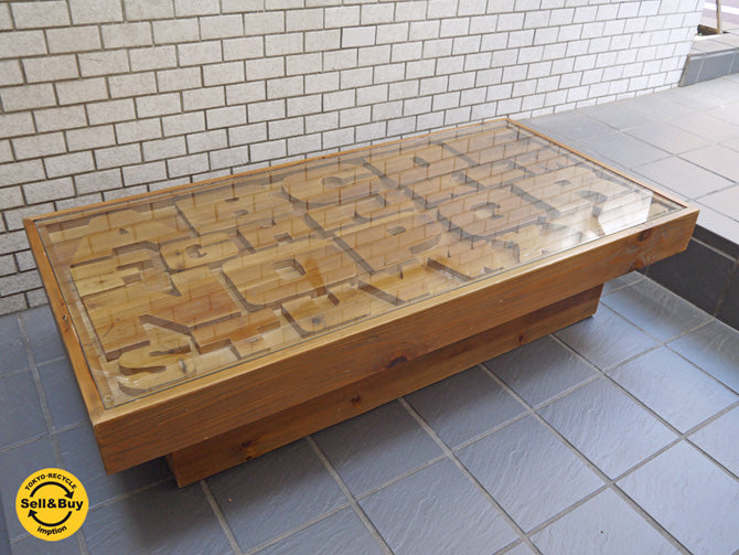 クラッシュゲート CRASH GATE ノットアンティークス Knot antiques ABCセンターテーブル　中古品 買い取りしました！ 自由が丘店 出張買取もお任せください。