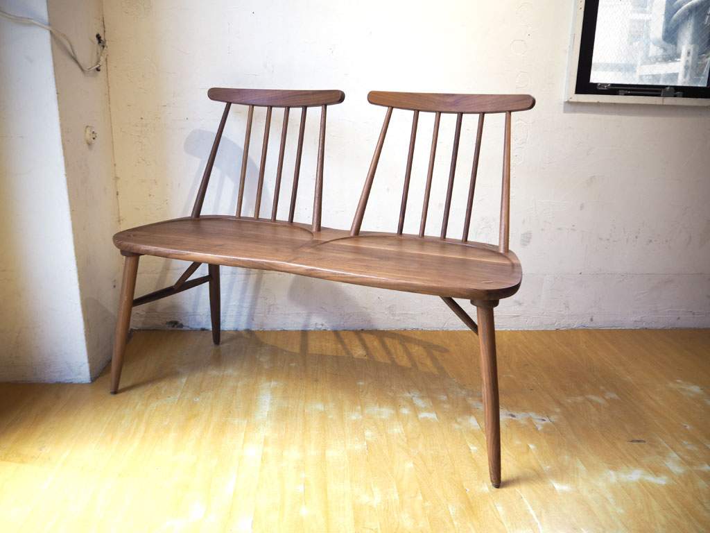カロレ Calore ノイエ Noyer ベンチチェア ウォールナット ダイニング 北欧デザイン 展示品 中古品 買い取りしました。