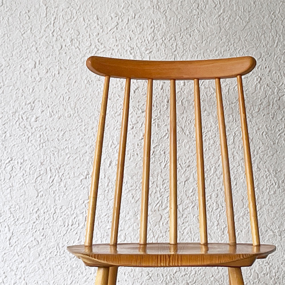 エズビーヴァーケン Edsby Verken T65 ファネットチェア Fanett Chair ダイニングチェア アッシュ材 イルマリ・タピオヴァーラ スウェーデン 北欧ビンテージ 希少　～木の持つ温かみを、そのままに～