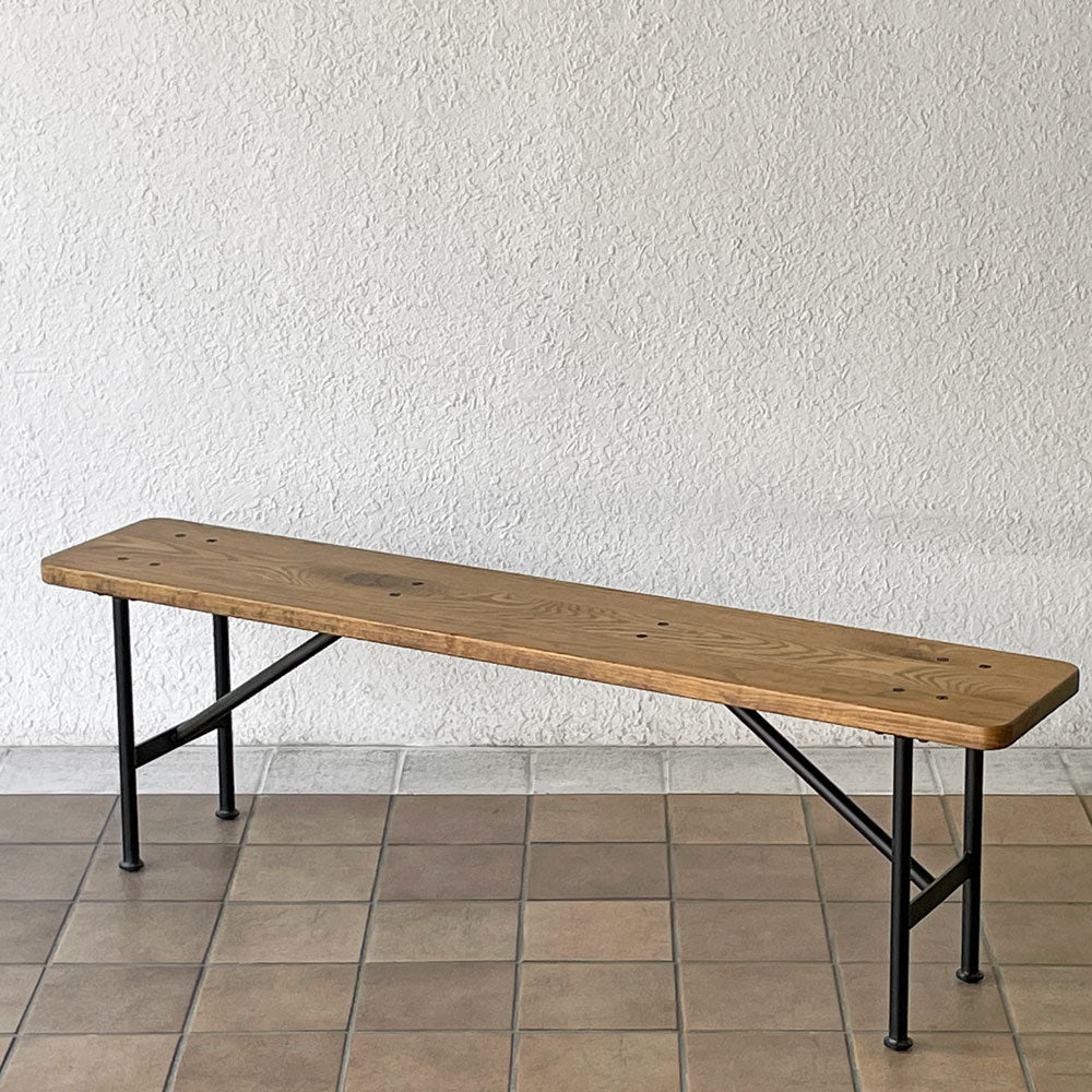 【用賀店】アクメファニチャー ACME Furniture ブライトン BRIGHTON ベンチ オーク無垢材 W140cm ディスプレイスタンド インダストリアルデザイン 買取させていただきました。