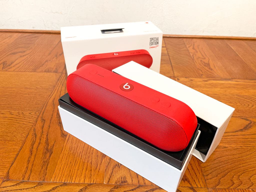 ビーツ エレクトロニクス Beats Pill+ ポータブル ワイヤレス スピーカー ML4Q2PA/A Product red シトラスレッド Bluetooth 国内正規品 中古品 買い取りしました。