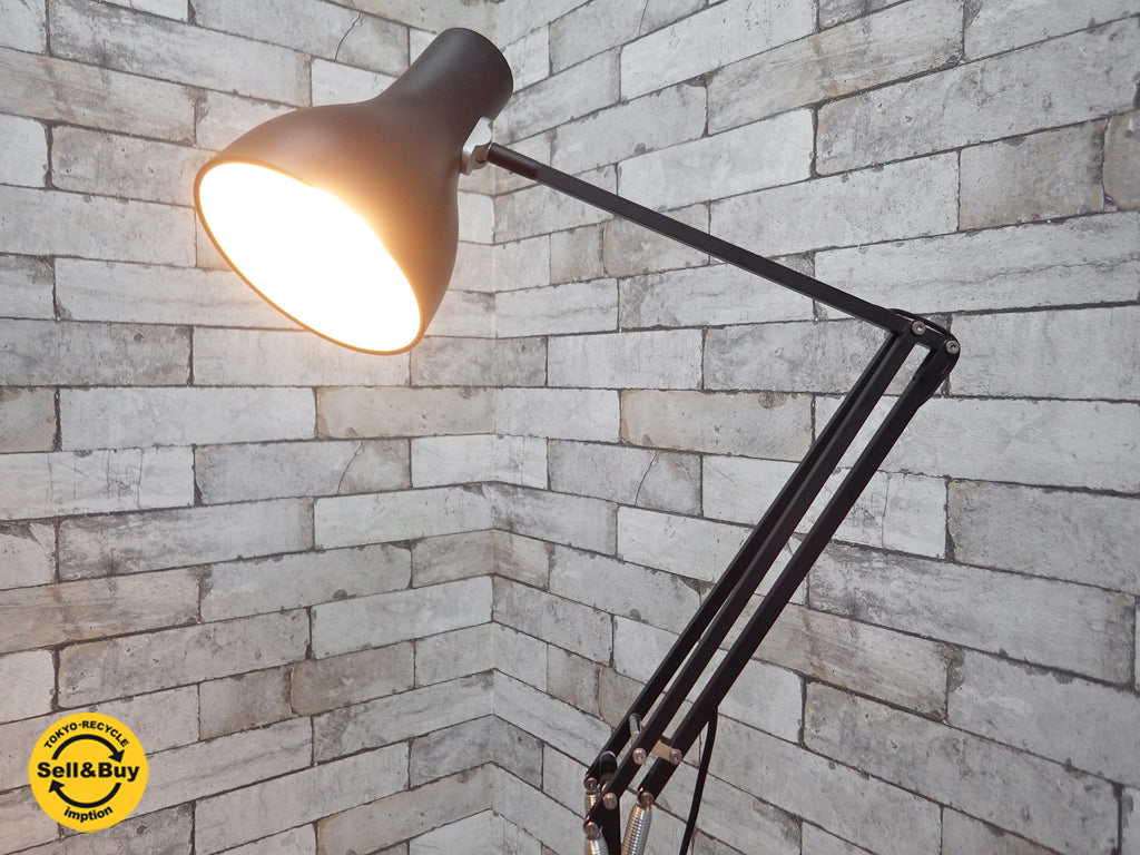 アングルポイズ ANGLEPOISE Type 75 DeskLamp Floor Standing Pole set フロアランプ ジェットブラック  中古品 買い取りしました。