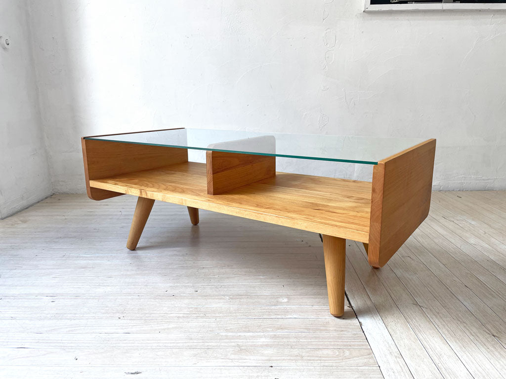 モモナチュラル momonatural コモ como ローテーブル コーヒーテーブル アルダー材 ナチュラル 中古品 買い取りしました。