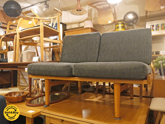 クロロス CHLOROS ボーダーバック Boarder Back 2シーター ソファ チーク無垢材 北欧スタイル ～シンプルで飽きのこない北欧デザイン～ 【 買取と販売とレンタルのお店 】