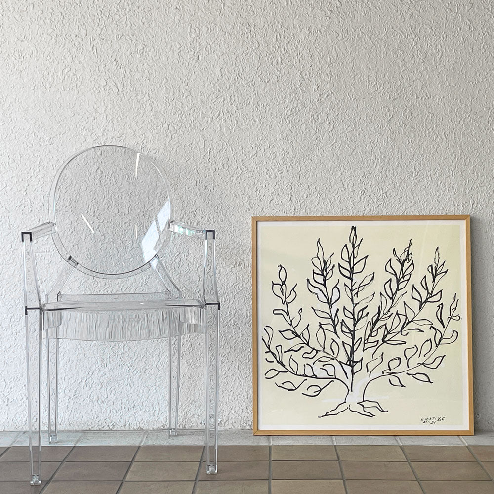  【用賀店】アンリマティス Henri Matisse 低木 Le platane リトグラフポスター アッシュ材フレーム 額装品  IDEE取扱 買取させていただきました。