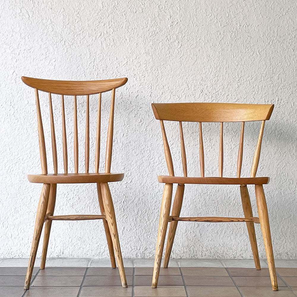  【用賀店】柏木工 KASHIWA K-WINDSOR サイドチェア ダイニングチェア SC6A＆KURA WINDSOR キッチンチェア ダイニングチェア W554A/K 計2脚 買取させていただきました。