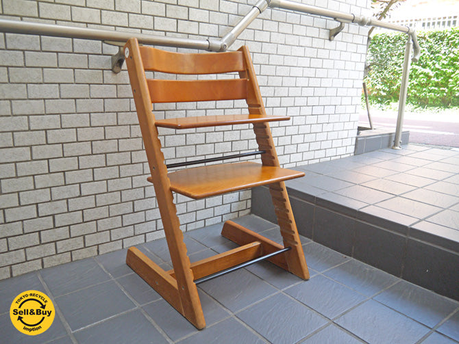 ストッケ STOKKE トリップトラップ TRIPP TRAPP ベビーチェア 旧型 チェリー ステップアップハイチェア 　中古品 買い取りしました！ 自由が丘店 出張買取もお任せください。