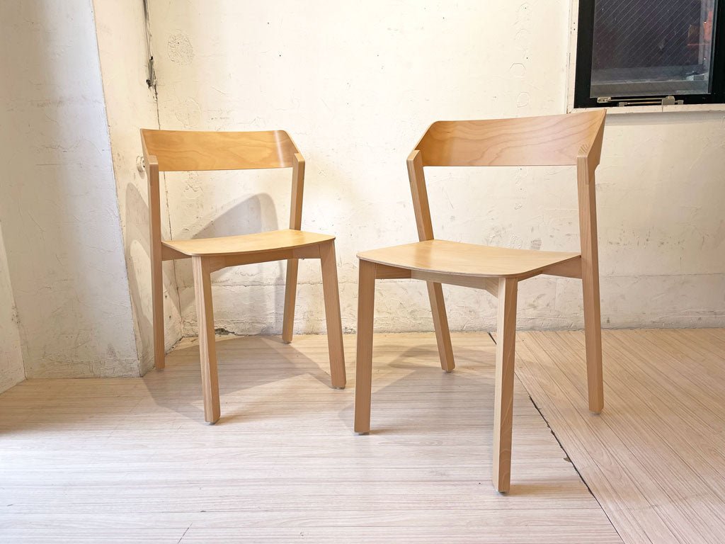トン TON メラーノ Merano ダイニングチェア スタッキングチェア CY058A ビーチ材 ナチュラル Alex Gufler 2脚セット 中古品 買い取りしました。