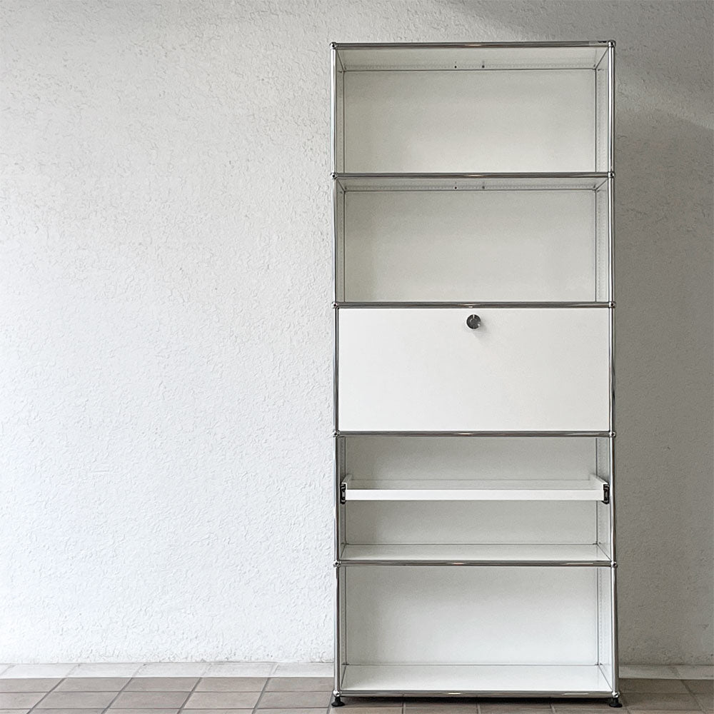 【用賀店】ユーエスエムハラー USMハラー USM Haller モジュラーファニチャー キャビネット シェルフ 1列5段 W77×D37 × H179cm エクステンションドア×1 エクステンションシェルフ×1 買取させていただきました。