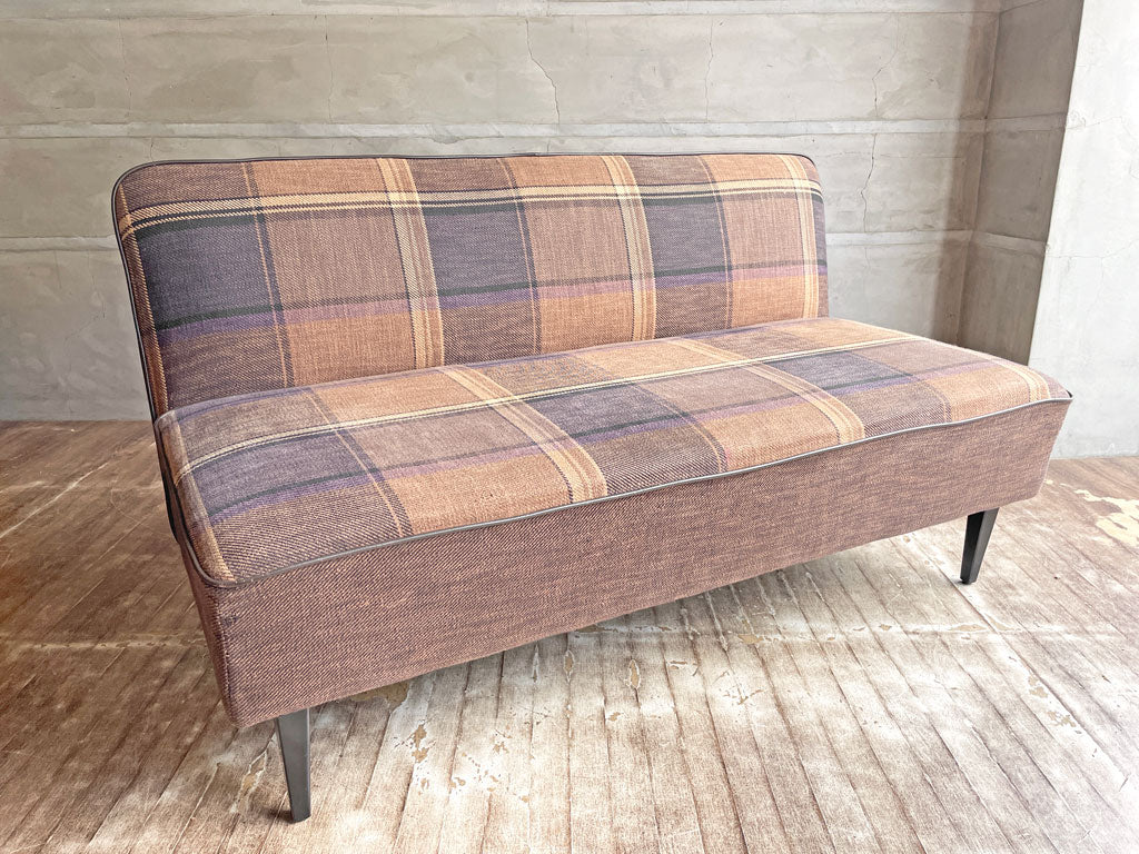 クラッシュゲート CRASH GATE チェルシー 2シーター アームレスソファ CHELSEA SOFA イタリアンファブリック 廃盤 中古品 買い取りしました。